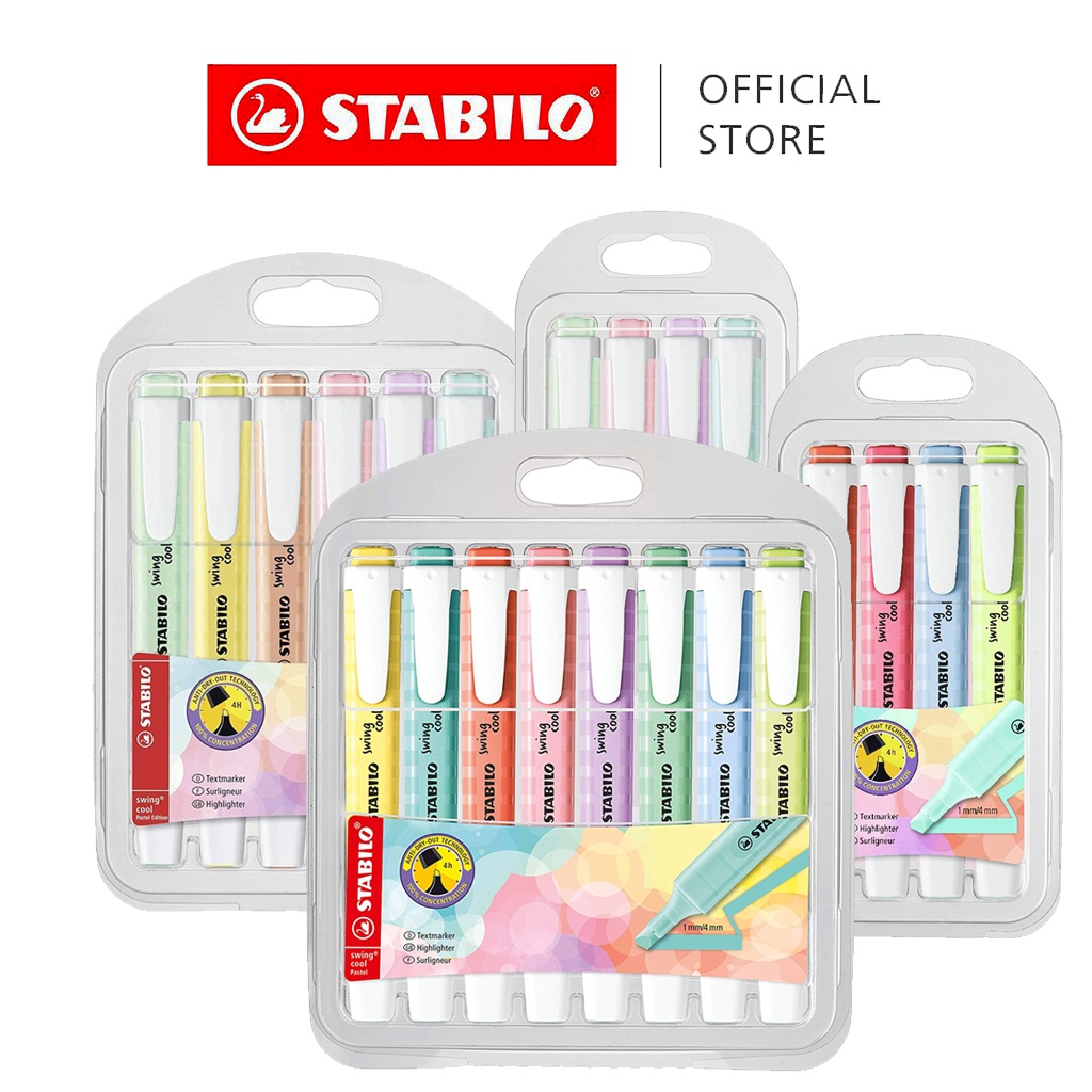 STABILO Swing Cool Pastel Highlighters 