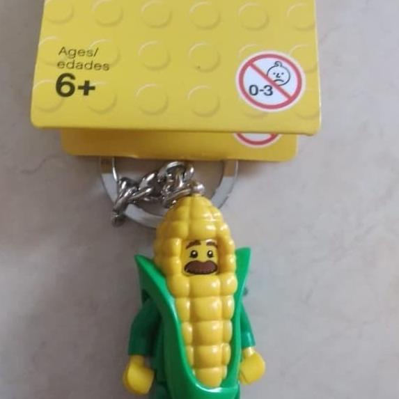 Lego corn hot sale man keychain