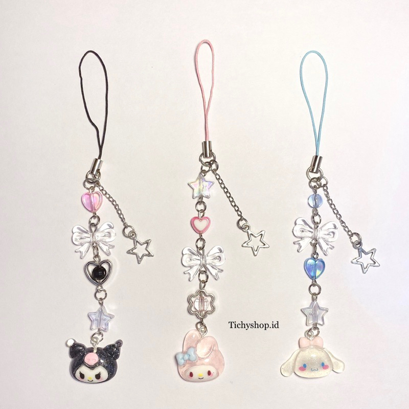 Kuromi Phone Charms