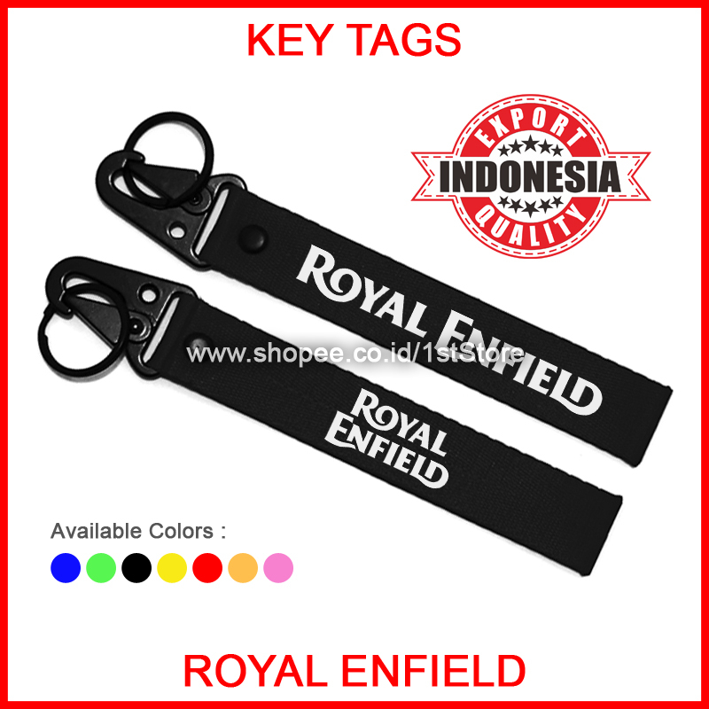 Royal enfield tag on sale keychain