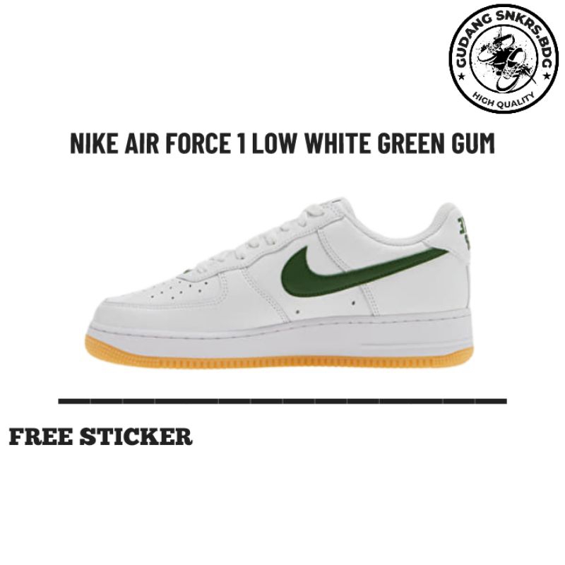 Nike air force sale 1 low white gum