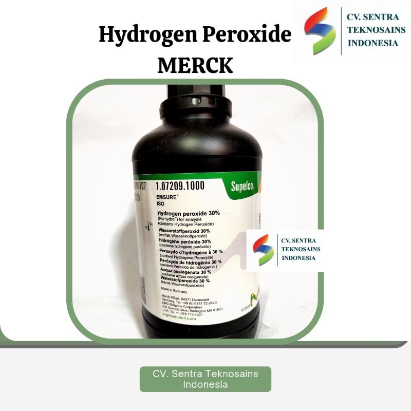 Peroxyde d'hydrogene 30%, EMSURE® ISO pour analyses, Supelco®