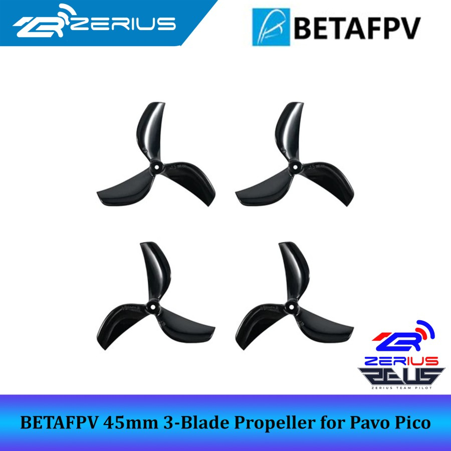 Betafpv 45mm Blade 1.5mm Shaft Propeller for Pavo Pico Shopee Singapore