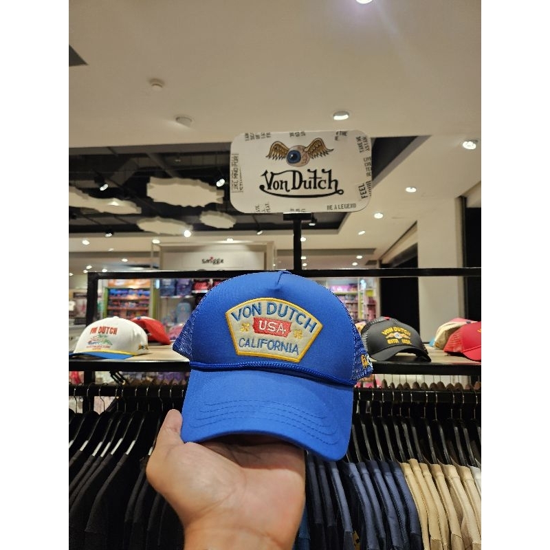 Vondutch Cap Men - Von Dutch Hat Men - Original Blue 0224