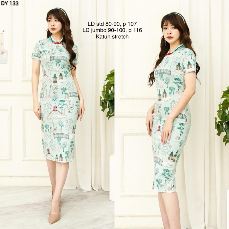 Jual dress cheongsam modern best sale