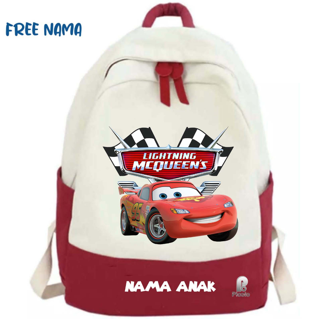 Mcqueen school bag sales