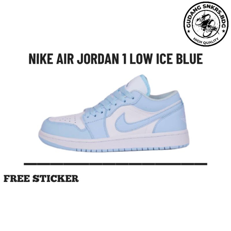 Air jordan 1 hot sale low ice blue