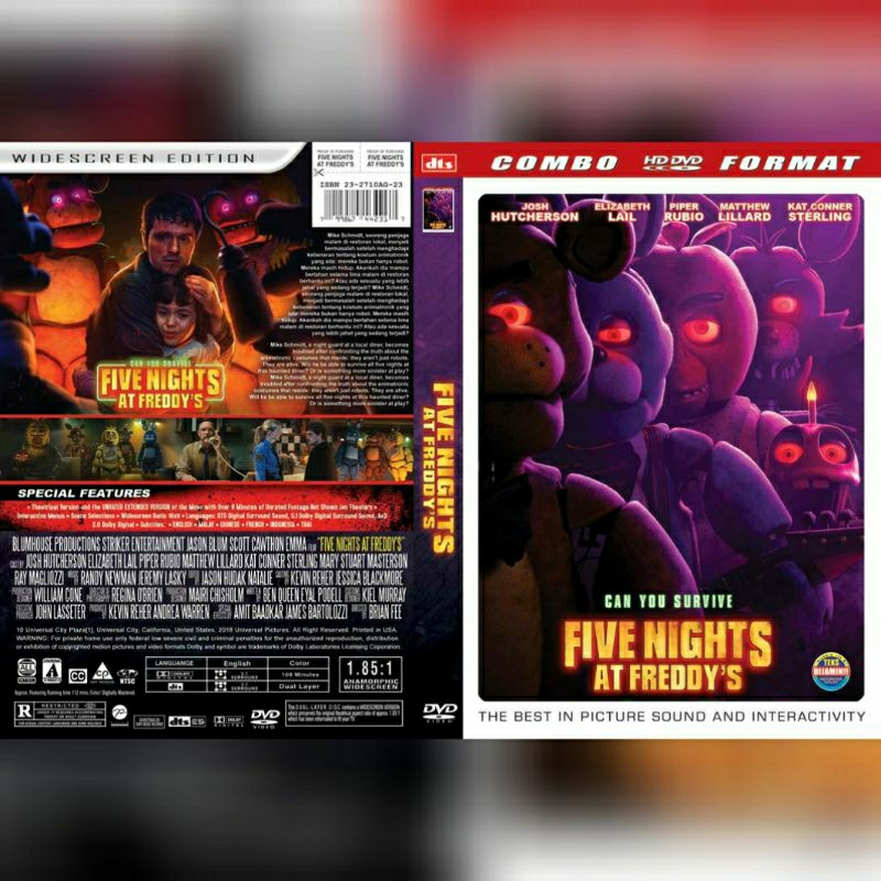  Five Nights at Freddy's (DVD) : Josh Hutcherson, Mary
