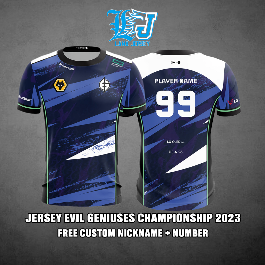 Esports Jersey Sublimated Bolts