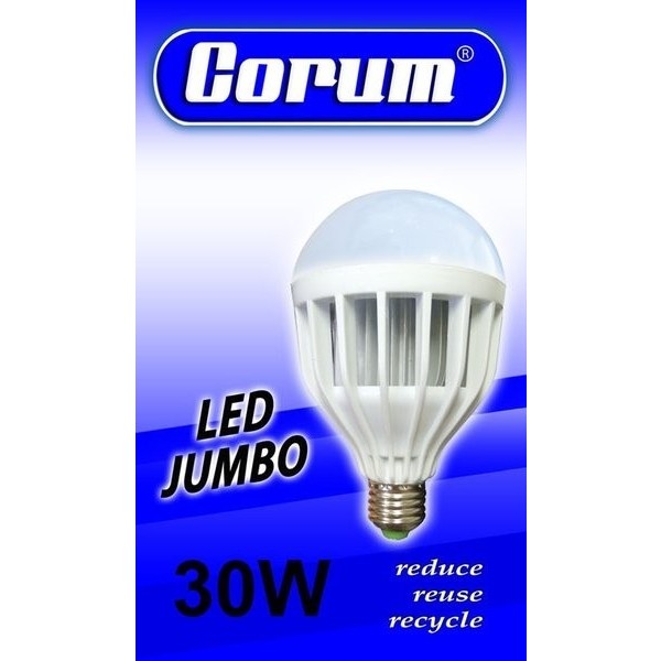 PUTIH CAHAYA Corum JUMBO LED Bulb 30watt White Light CORUM Bulb