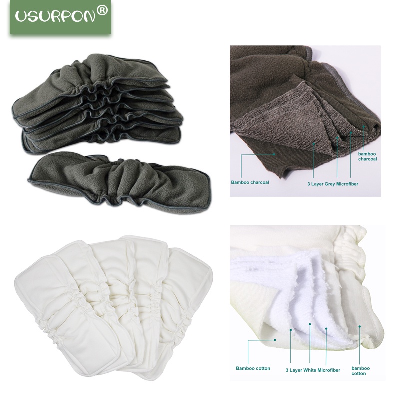 Bamboo charcoal best sale inserts cloth diapers