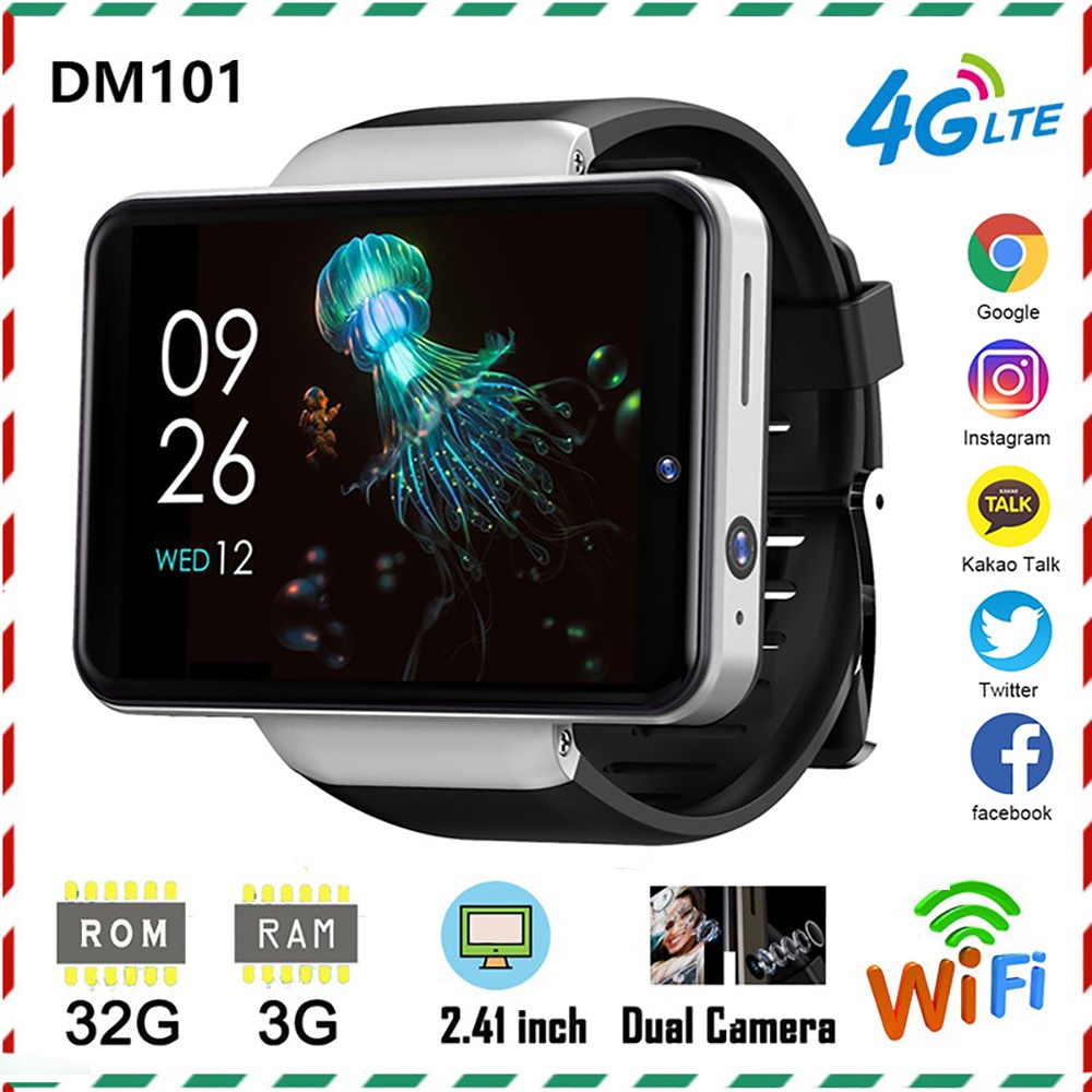 Luxury 4gb+128gb Sim Smartwatch Gps 5g Wifi 1.6inch Touch Screen Sports  Dual Camera Play Games Mp4 Smartwatch For Men Women - Smart Watches -  AliExpress