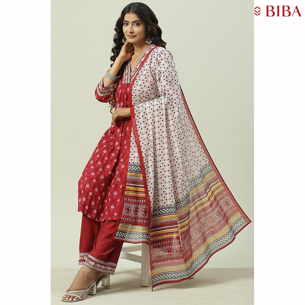 Biba brand new suit, Women's Fashion, Dresses & Sets, Traditional & Ethnic  wear on Carousell