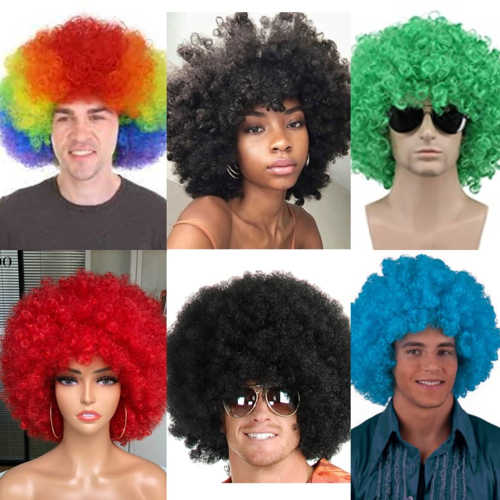 Afro hair outlet wigs