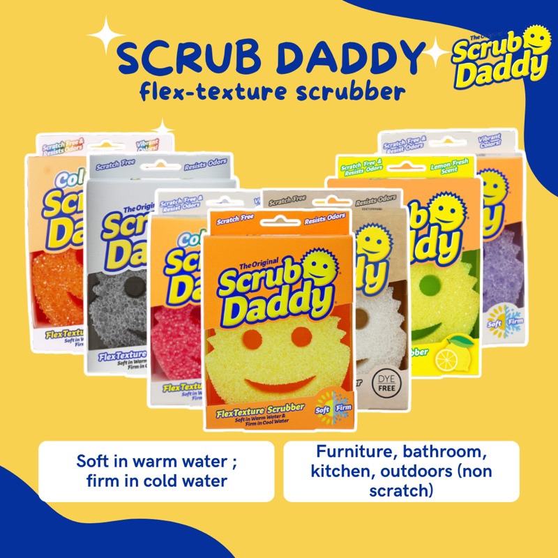 Scrub Daddy Beach Buddies SHARK Summer Special Edition FlexTexture Scrubber