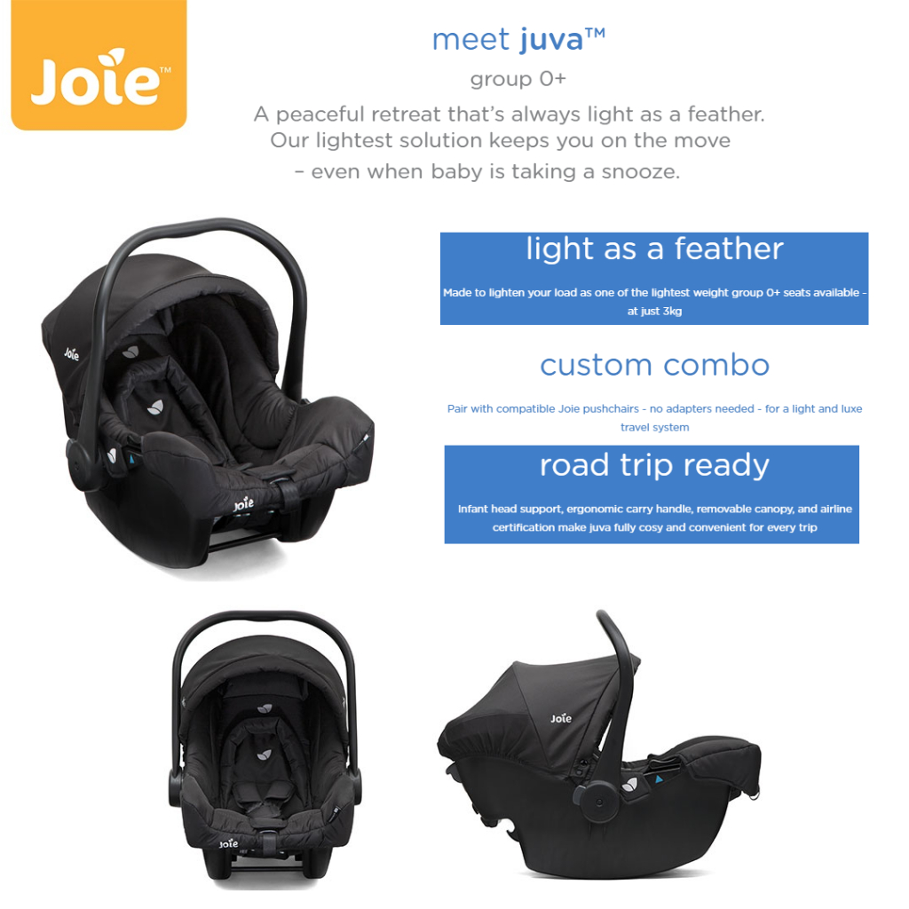 Joie juva clearance car seat adapter