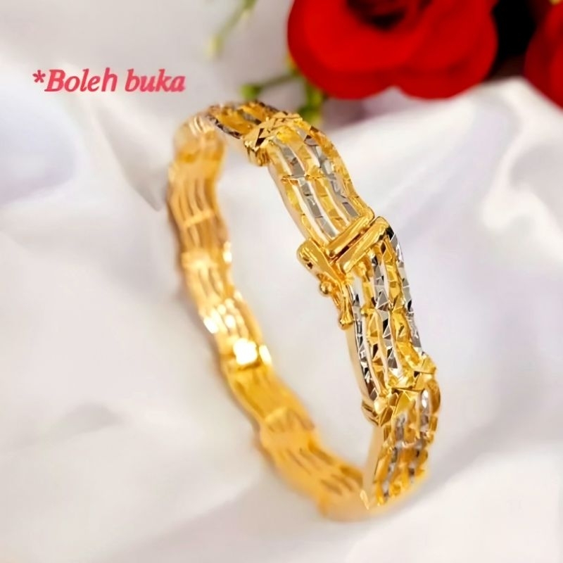 Gold hand bala on sale design