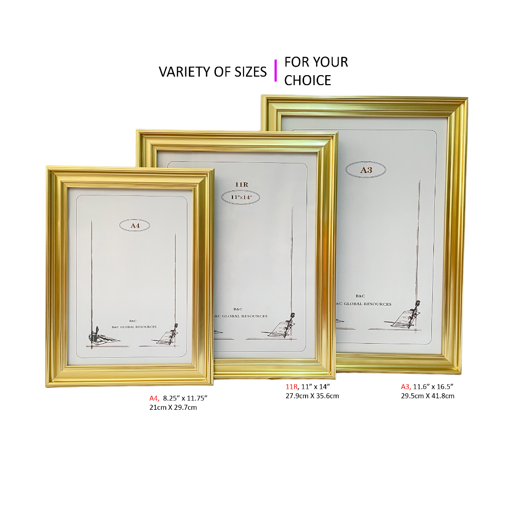 Gold deals a4 frame