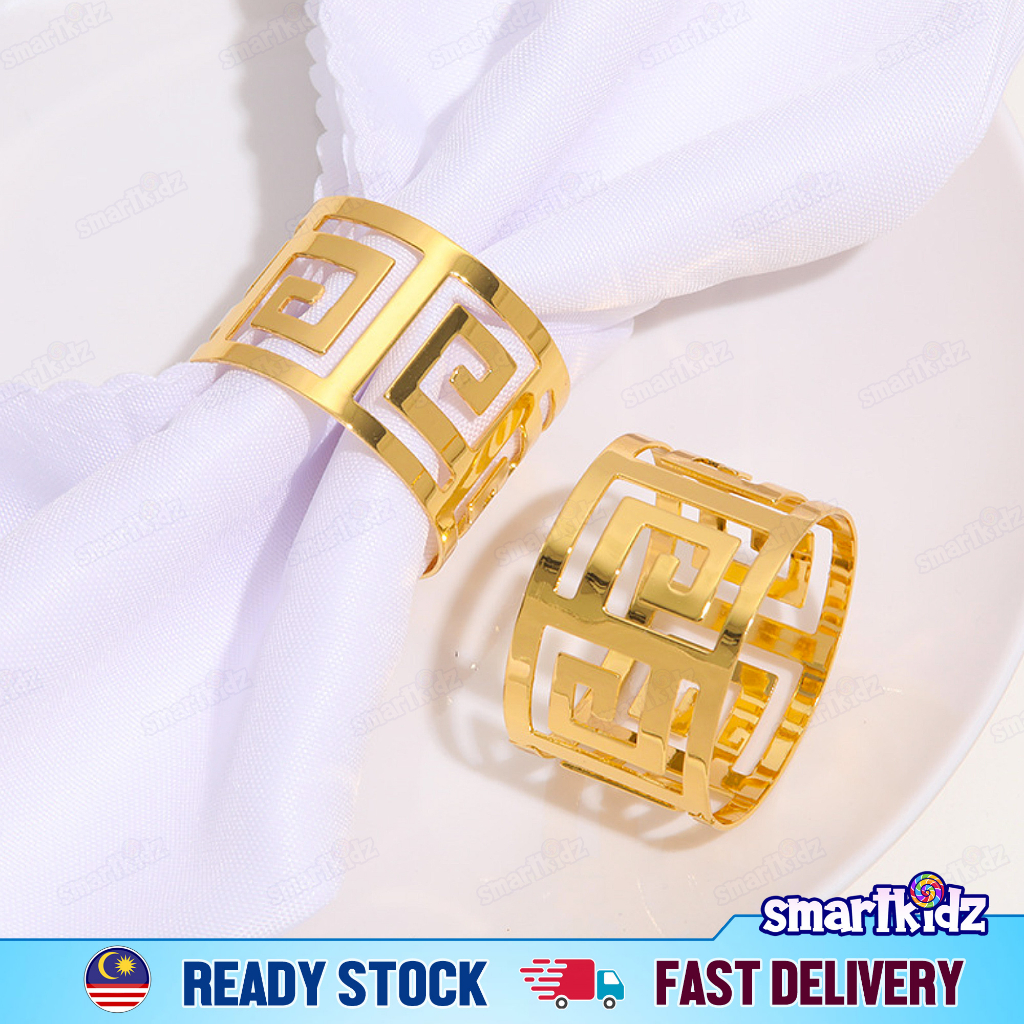 Gold hot sale napkin ring