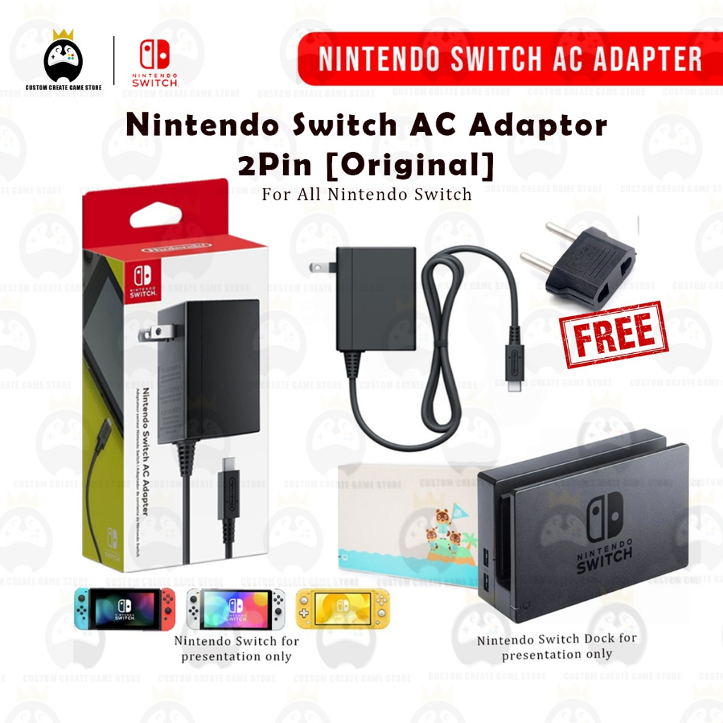 Nintendo switch 3 clearance pin charger