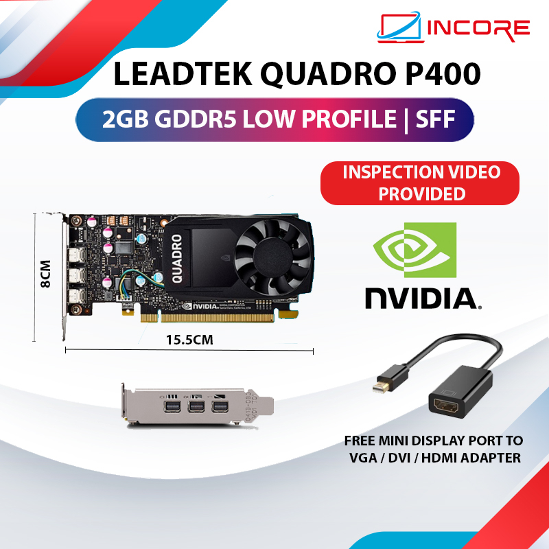 Quadro discount p400 2gb