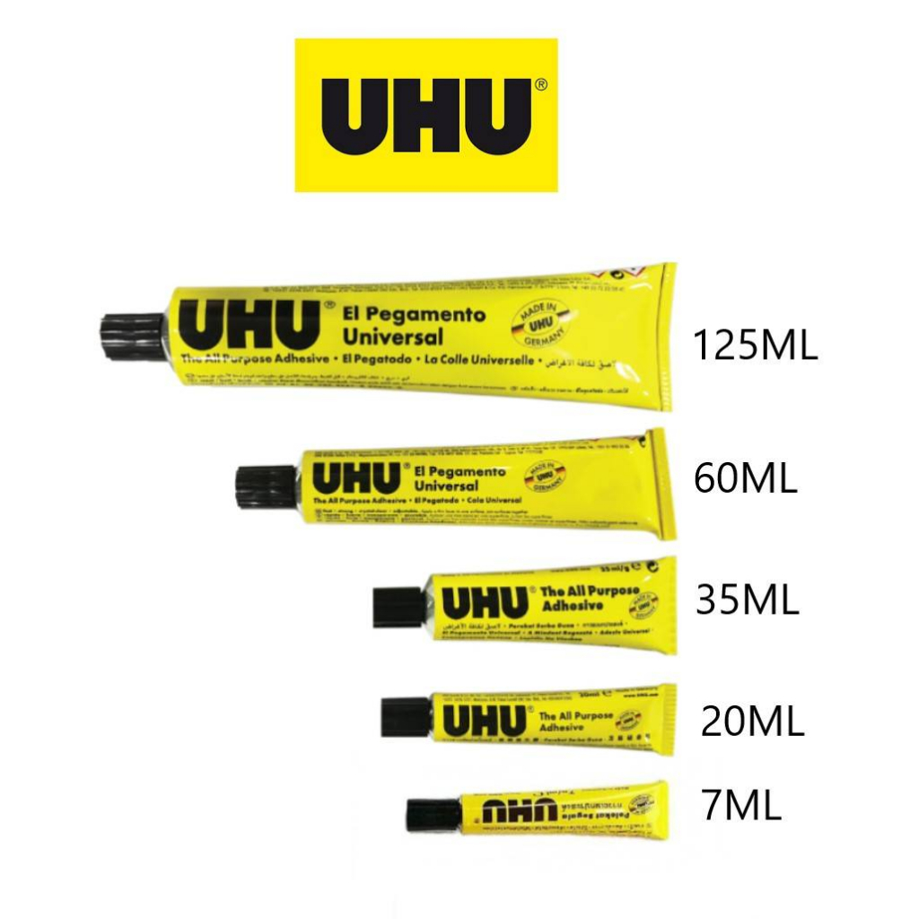 UHU All Purpose Adhesive Glue Quick-stick Glue 60ml 125ml