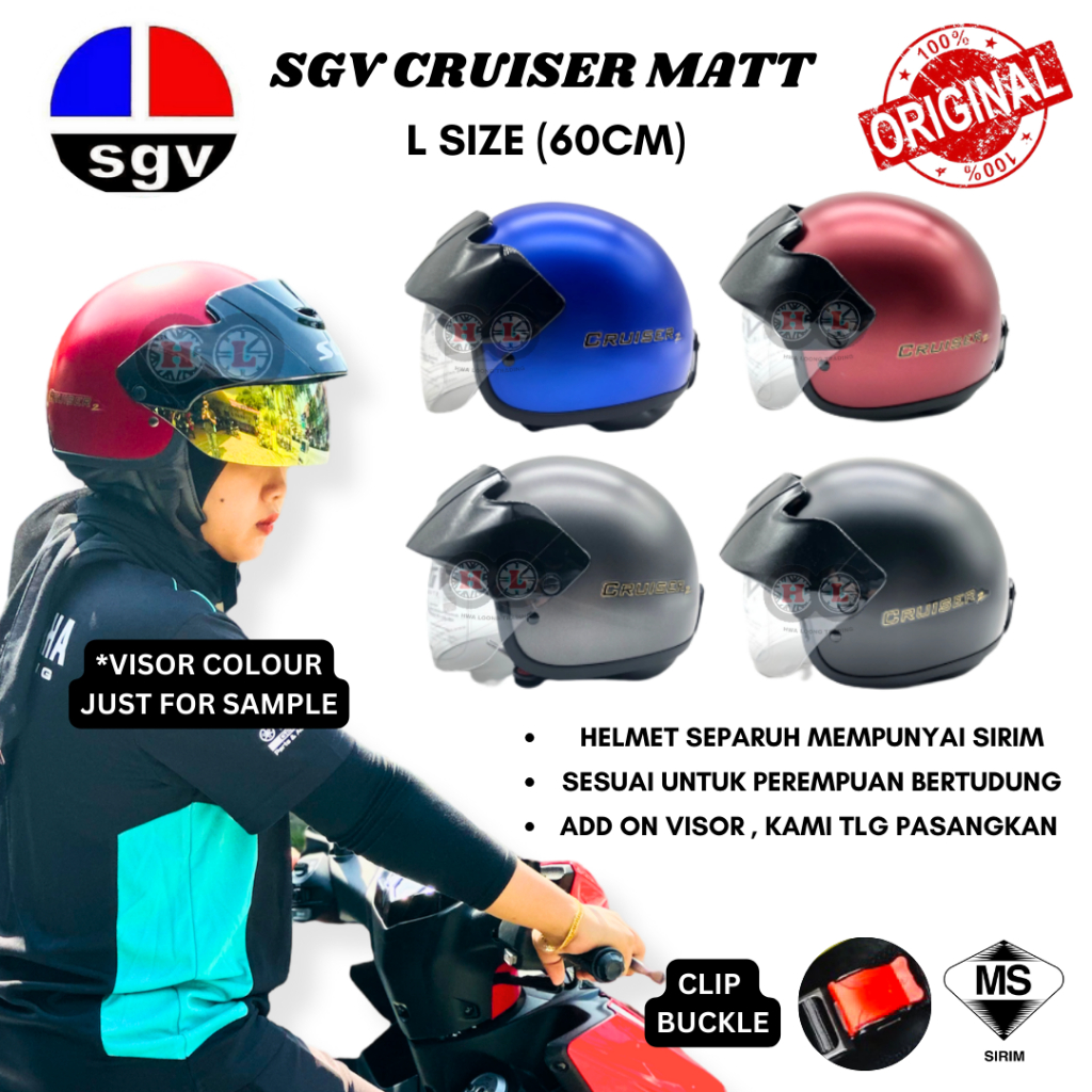 Helmet sesuai cheap untuk scooter