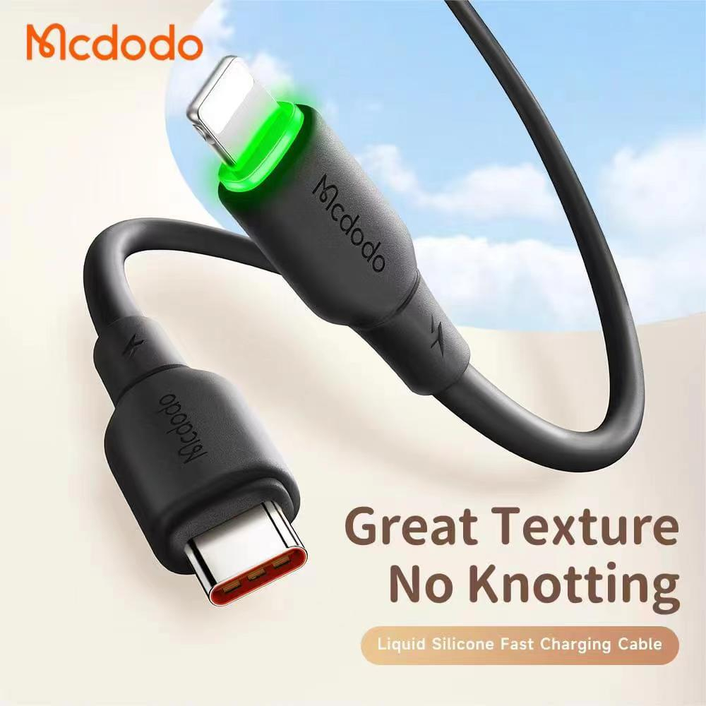 MCDODO CA-476 36W PD USB Data Cable Type-C To iP Super Fast Quick Charging LED Switching | Shopee Singapore