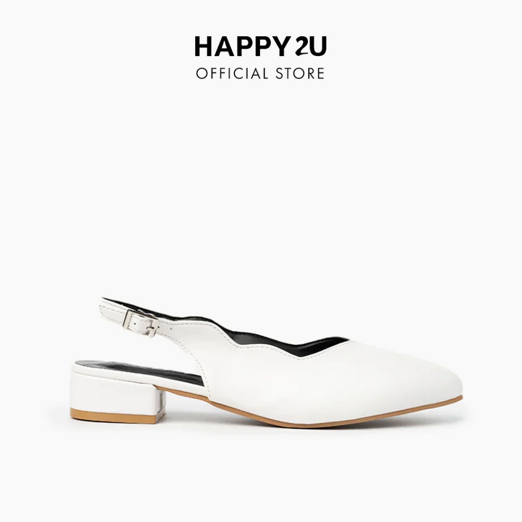 White hot sale slingback shoes