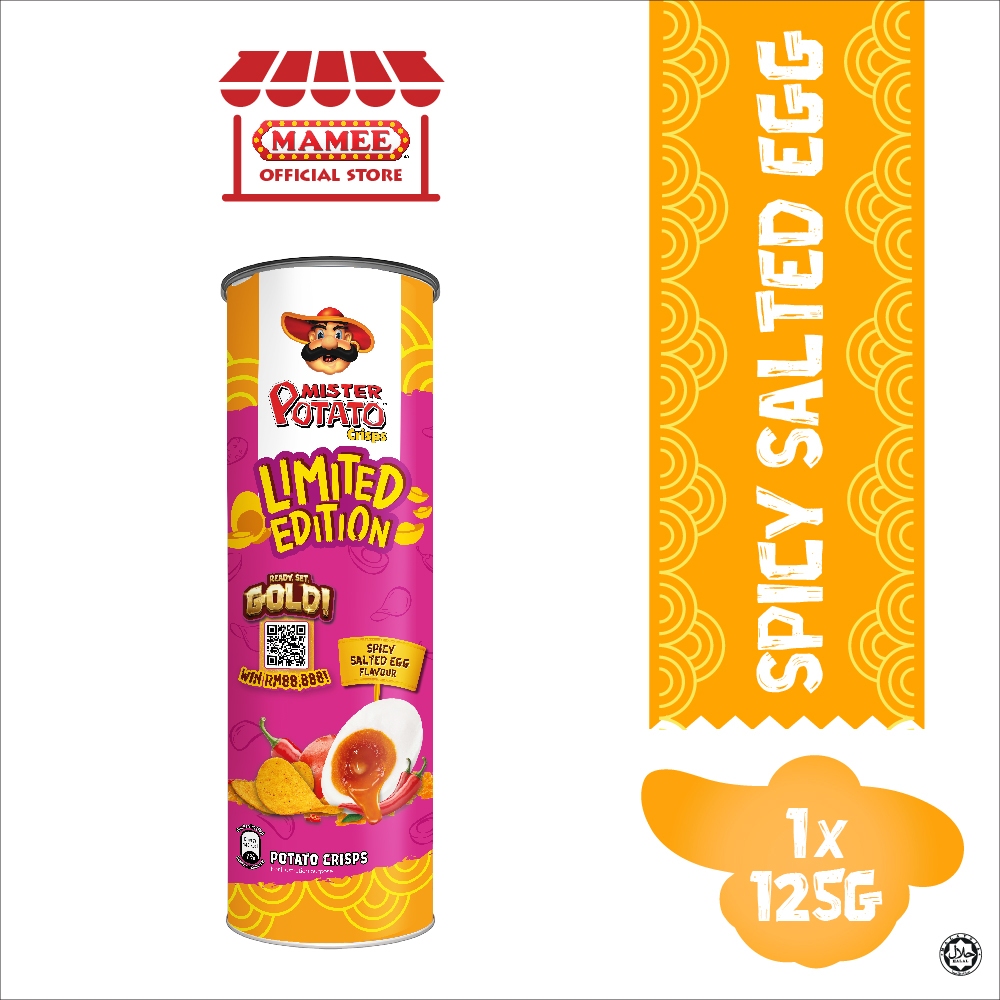 Mister Potato Crips Canister Original - 125g