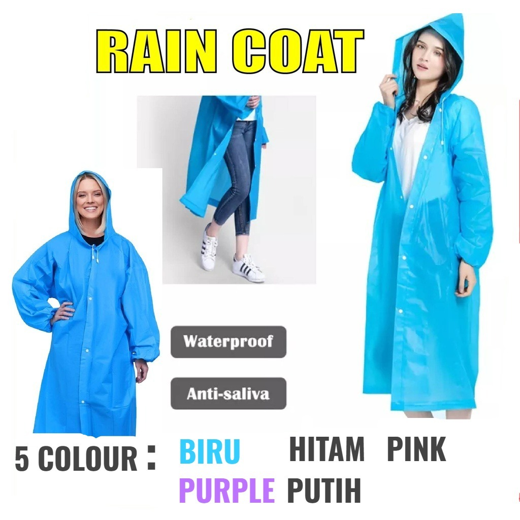 Rain sale coat shopee