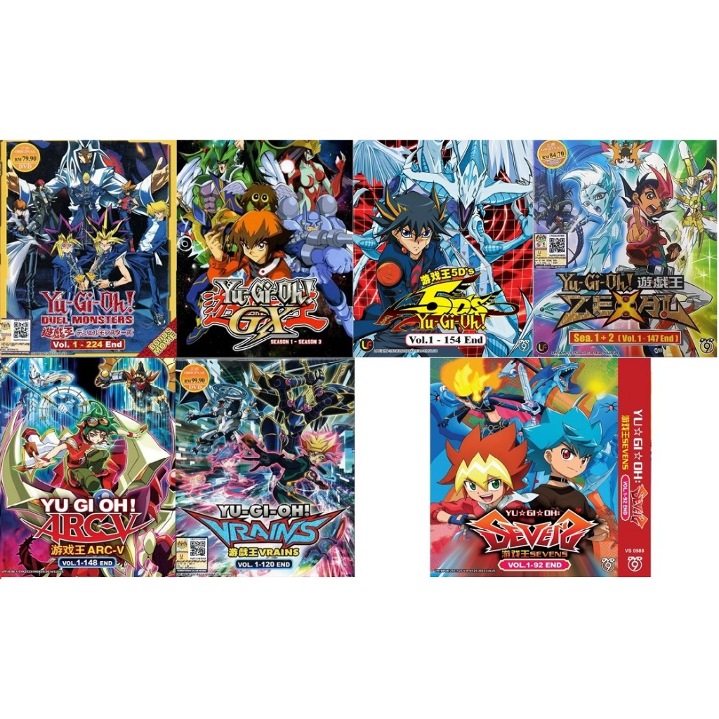 Yu-Gi-Oh! 5D'S Vol.1-154 End English Subtitle BOX SET Anime DVD