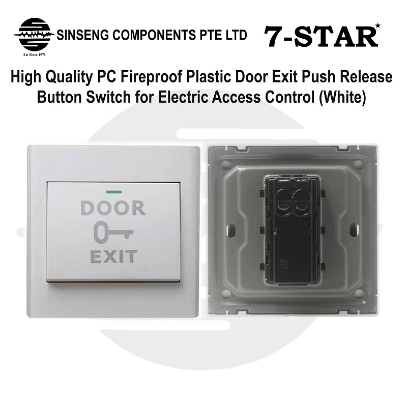 Stainless Steel Push to Exit Lock Release Button, Door Access