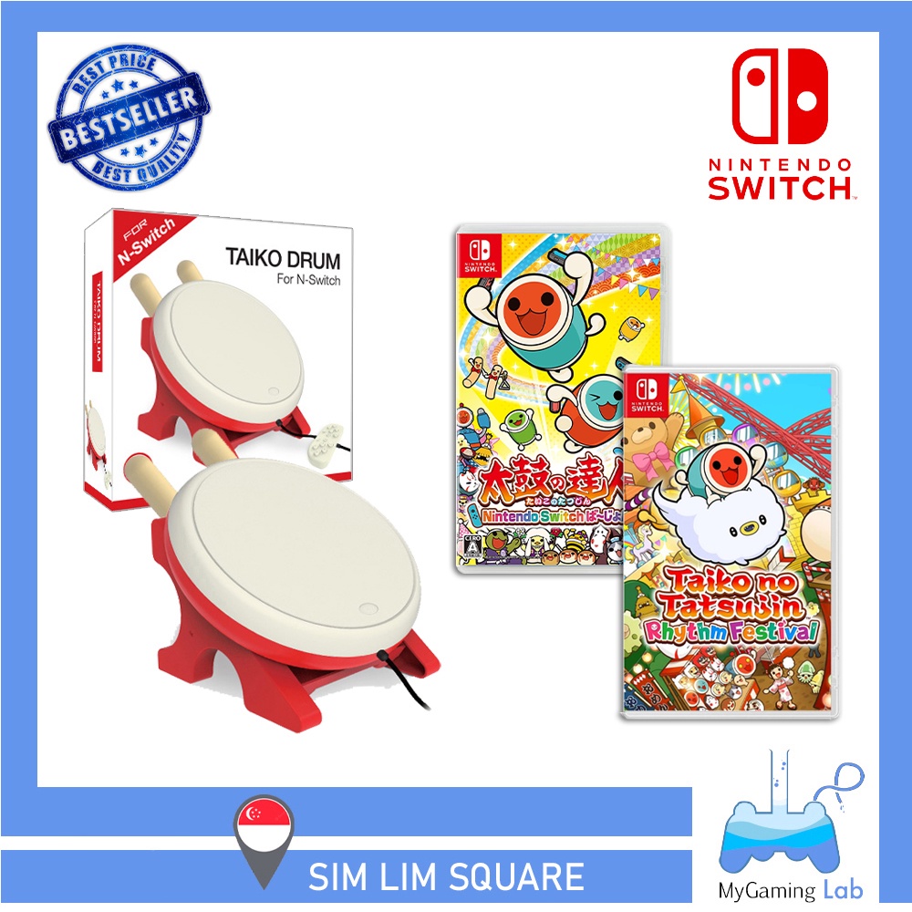 Taiko drum nintendo clearance switch