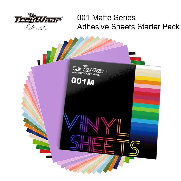 TeckWrap Inkjet Printable Sticker Vinyl - Matte or Gloss (15 PCS)