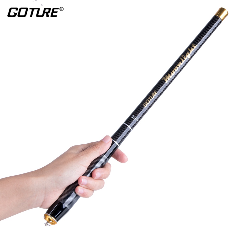 Goture Moonlight Pole Telescopic Fishing Rod 24t Carbon Fiber 1.8m-3.6m  Portable Carp Fishing Rod 8:2 Power Ultralight Feeder Rod