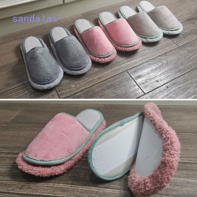 1pair Multifunctional Dust Mop Slippers, Lazy Mop Shoes, Mop Cap,  Detachable And Washable Mop For Cleaning Floor