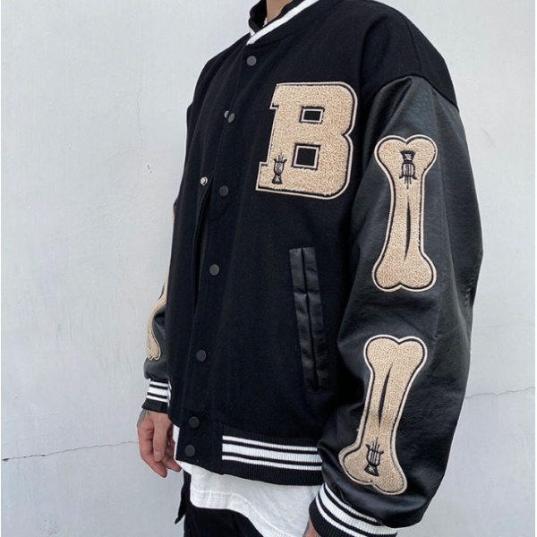 Bone best sale baseball jacket