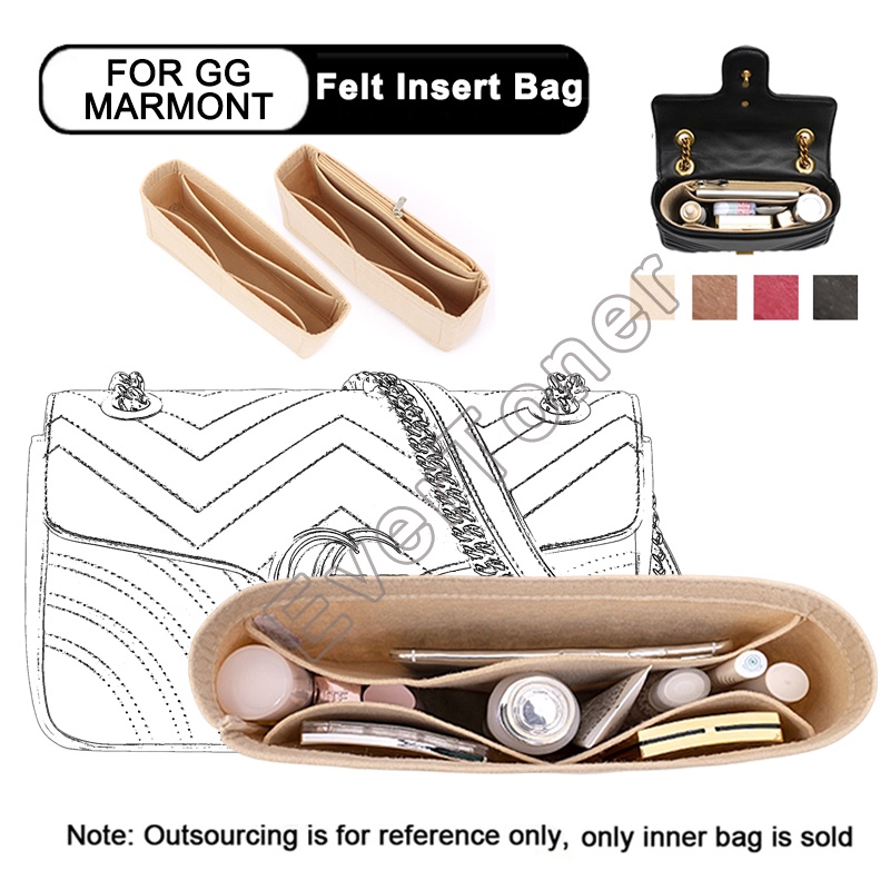 Felt Bag Makeup Organizer/Felt Cloth Insert Bag For Handbag Fit Speedy  Neverfull Multifunctional Travel Cosmetic Bags - AliExpress