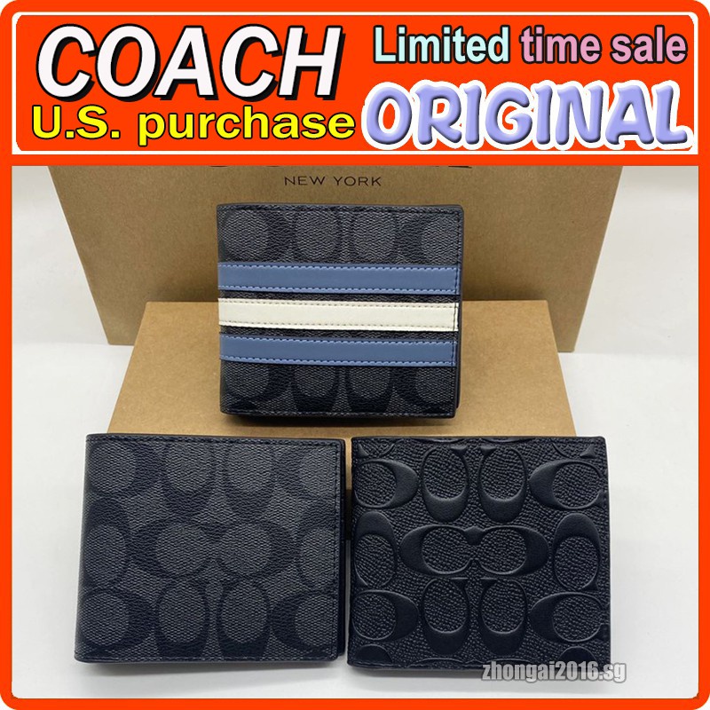 Mens coach wallet on sale sale