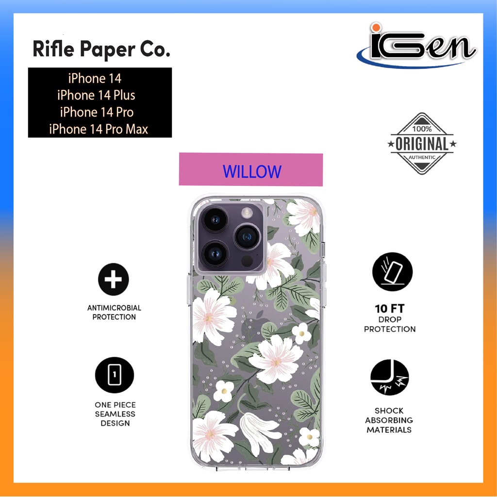 Rifle Paper Co. Case for Samsung Galaxy S22 Ultra - Willow