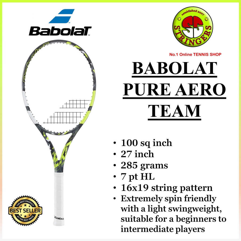 Babolat Pure Aero Team 2023 Tennis Racket