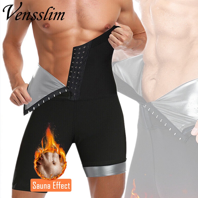 Vensslim Men Sauna Shirt Body Shaper Weight Loss Waist Trainer