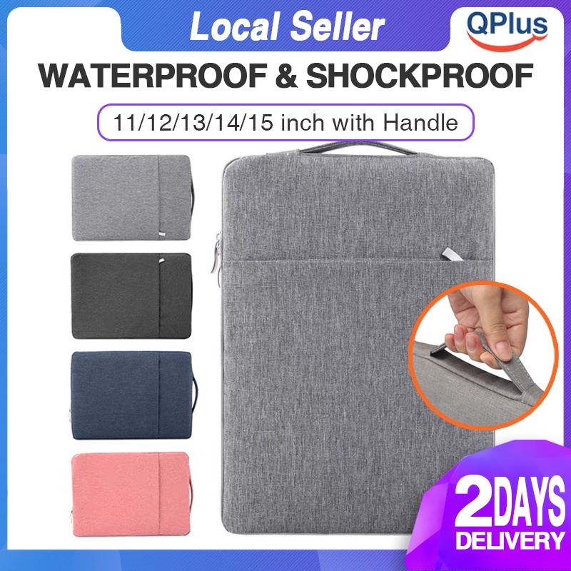SG] Universal Laptop Sleeve with Waterproof and Shockproof Function for Notebook  Macbook 11/12/13/14/15 inch Laptop Bag Shopee Singapore