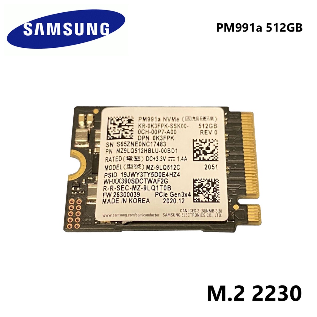 Samsung hot sale nvme 512gb