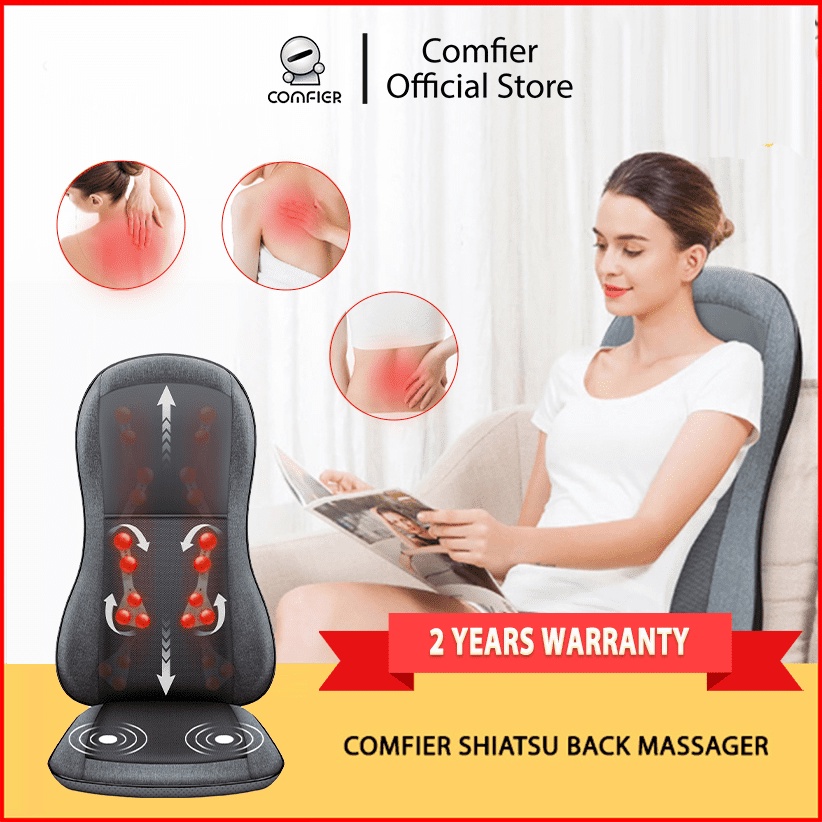 COMFIER CF-2118 Shiatsu Neck & Back Massager with Heat, Massager