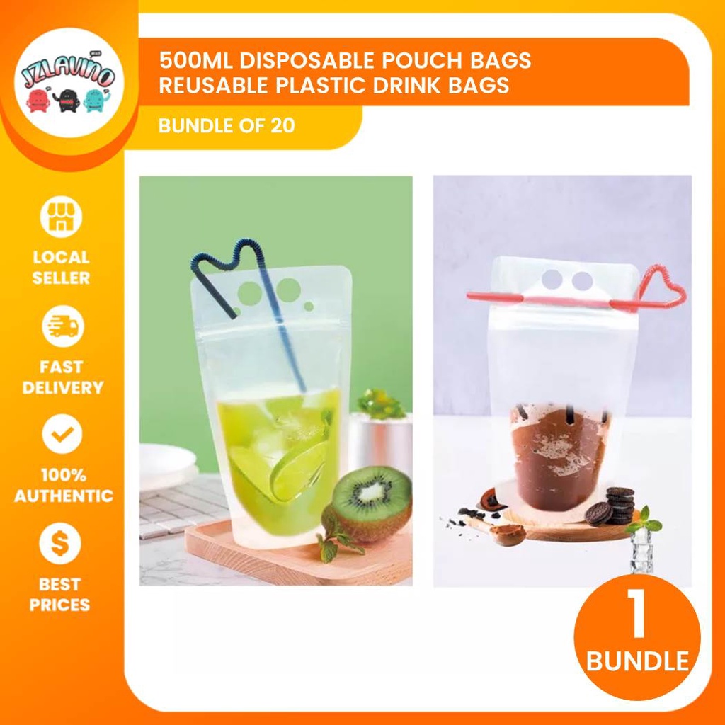 Disposable drink online bags