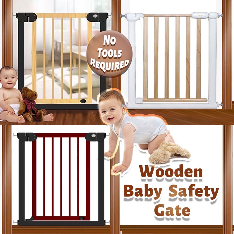 Safety first wooden baby hot sale gate