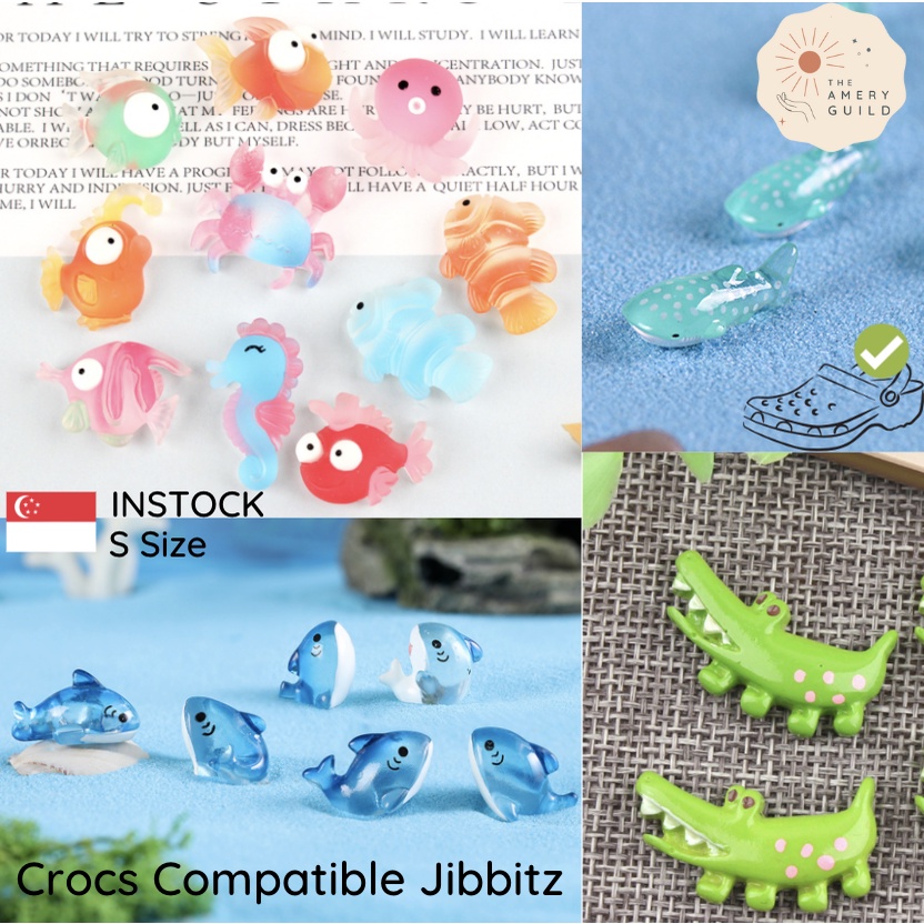 🇸🇬 LOCAL SELLER] Crocs Compatible Jibbitz Charms Seal Crocodile