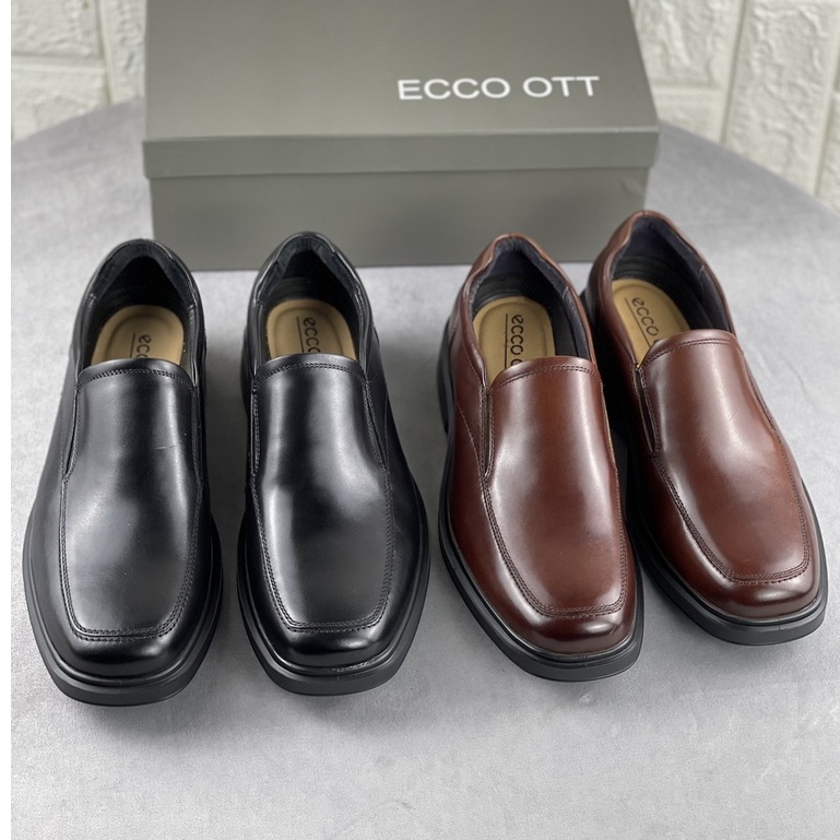 ecco oTT British Vintage Style Formal Leather Shoes Round Toe Derby 2022  New Business Casual Men Huang Jingyu Same | Shopee Singapore